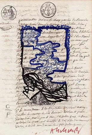 Grabado Alechinsky - L'Or Noir