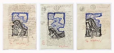 Grabado Alechinsky - L'Or Noir