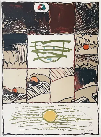 Litografía Alechinsky - Louisiana