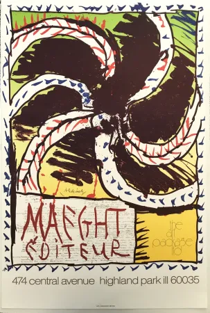 Cartel Alechinsky - Maeght éditeur NY