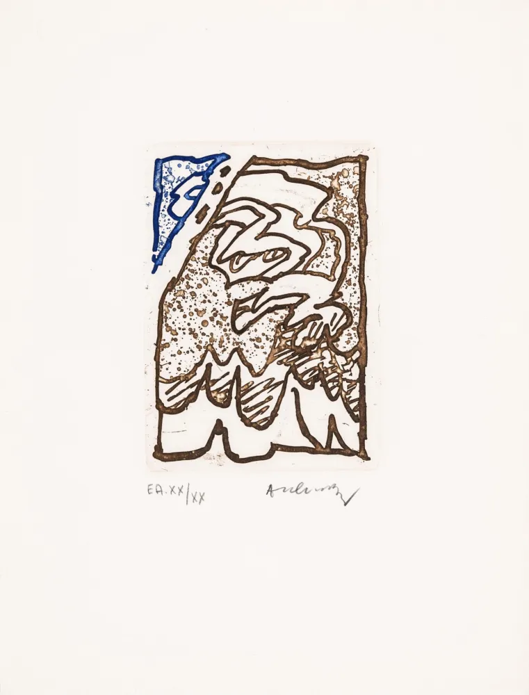 Aguafuerte Y Aguatinta Alechinsky - Maint corps des chambres 07