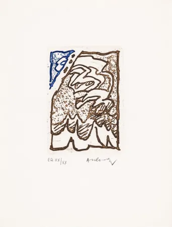 Aguafuerte Y Aguatinta Alechinsky - Maint corps des chambres 07