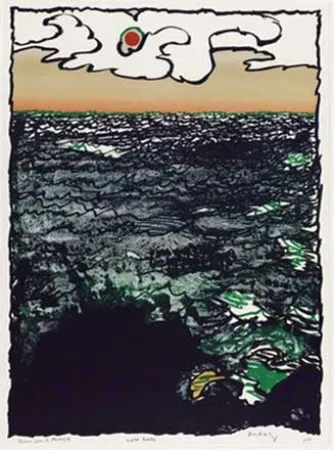 Litografía Alechinsky - Marée haute