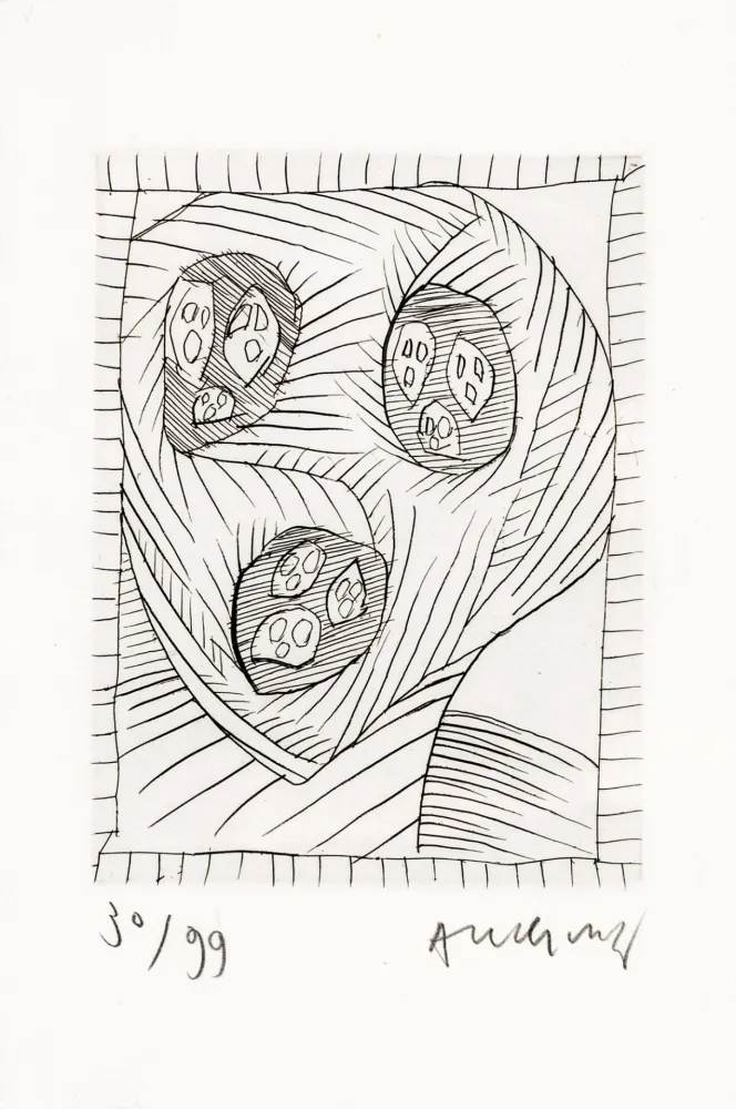 Aguafuerte Alechinsky - Max Loreau