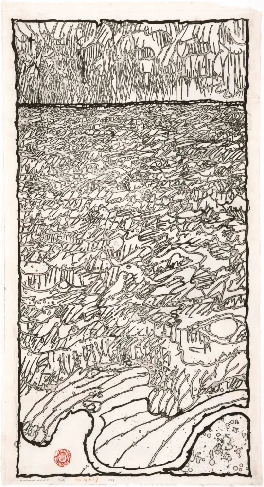 Aguafuerte Alechinsky - Mouvement couvrant