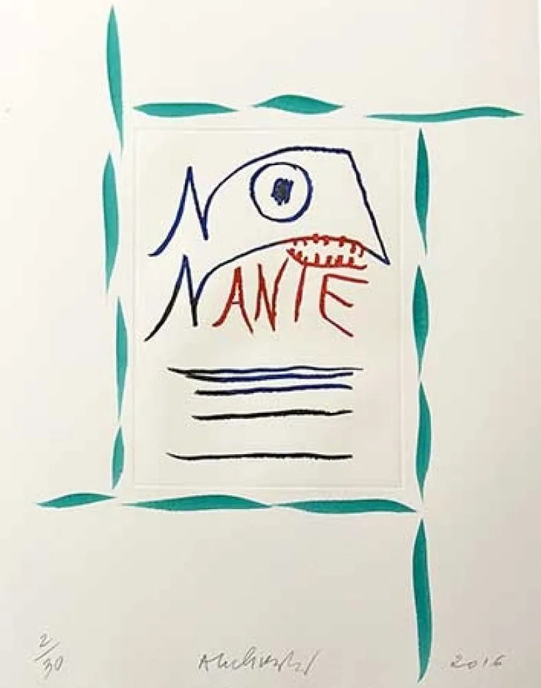 Grabado Alechinsky - Nonante