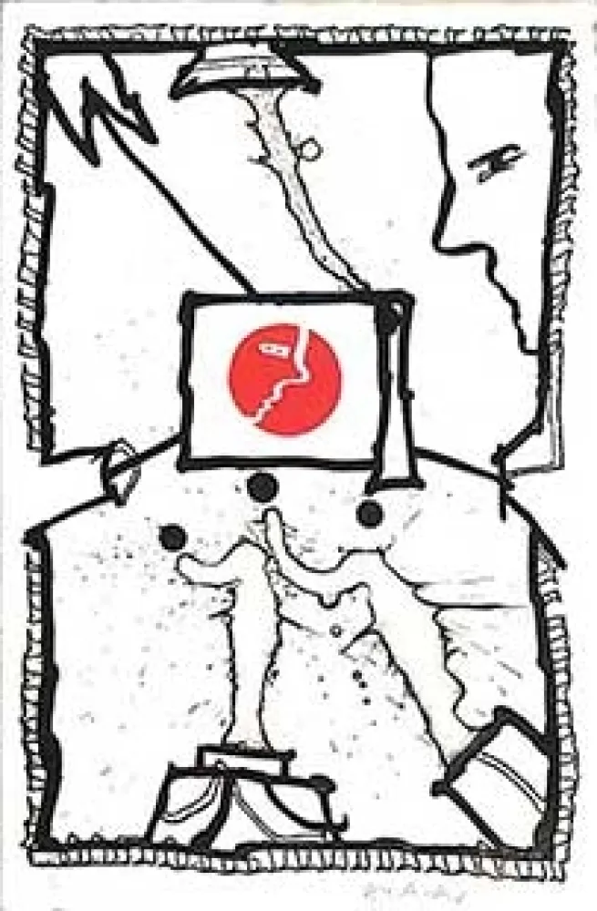 Grabado Alechinsky - Odessa Mamma