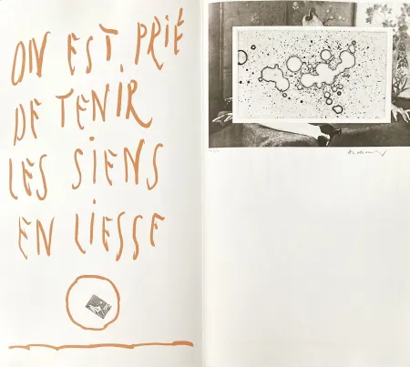 Aguafuerte Alechinsky - On est prié de tenir les siens en liesse