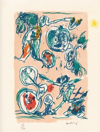 Litografía Alechinsky - Ordre dispersé