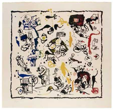 Litografía Alechinsky - Panoplie