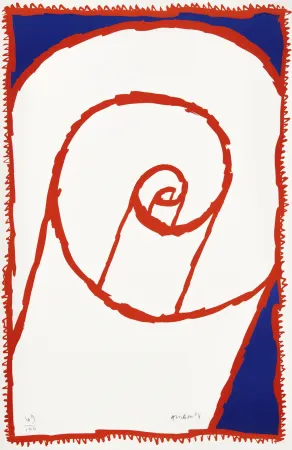 Litografía Alechinsky - Papier roulé