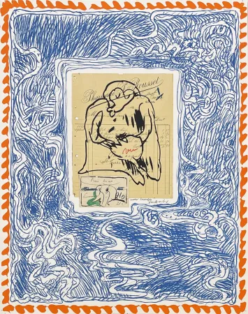 Litografía Alechinsky - Papiers traités