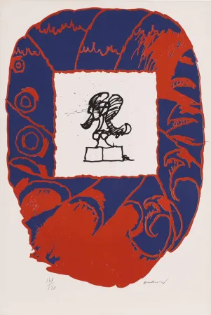 Litografía Alechinsky - Paris