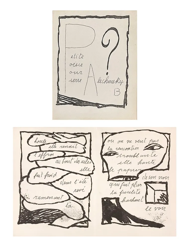 Libro Ilustrado Alechinsky - Petite poésie pour Pierre Alechinsky