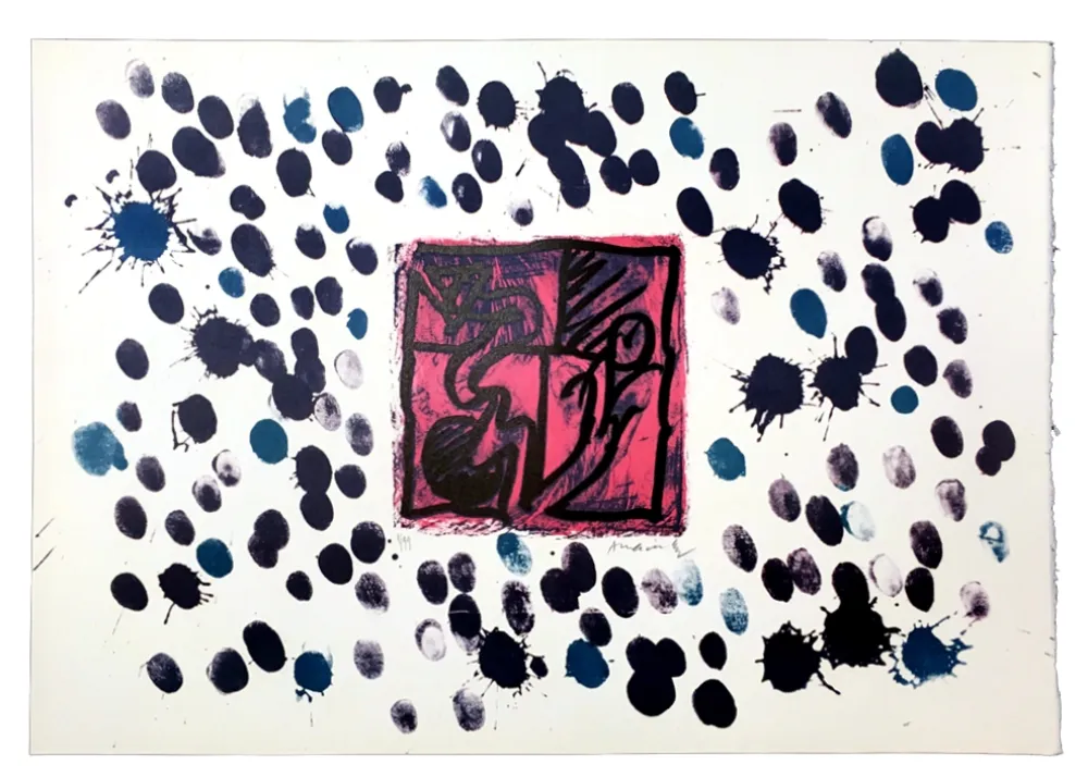 Litografía Alechinsky - Planche IV