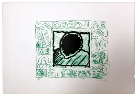 Linograbado Alechinsky - Planche VI