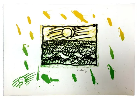 Linograbado Alechinsky - Planche VII