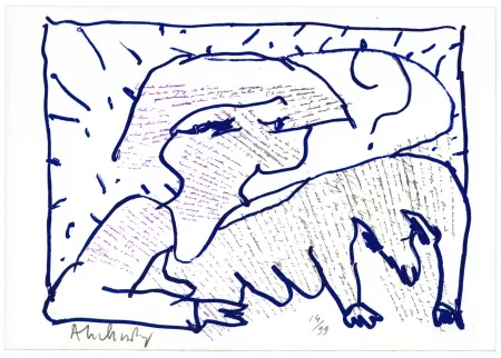 Litografía Alechinsky - Pointes et Feutres (8)