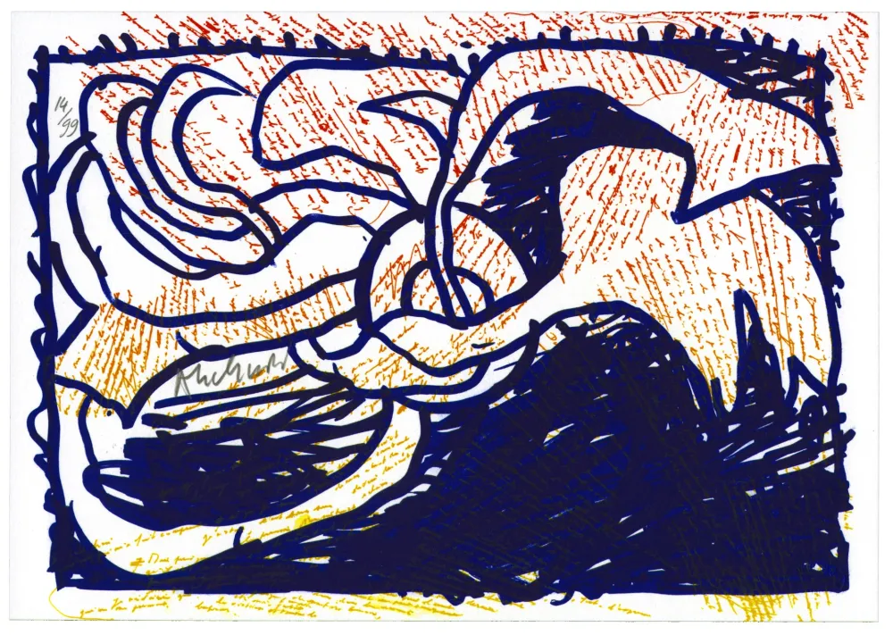 Litografía Alechinsky - Pointes et Feutres (8)