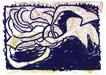 Litografía Alechinsky - Pointes et Feutres (8)