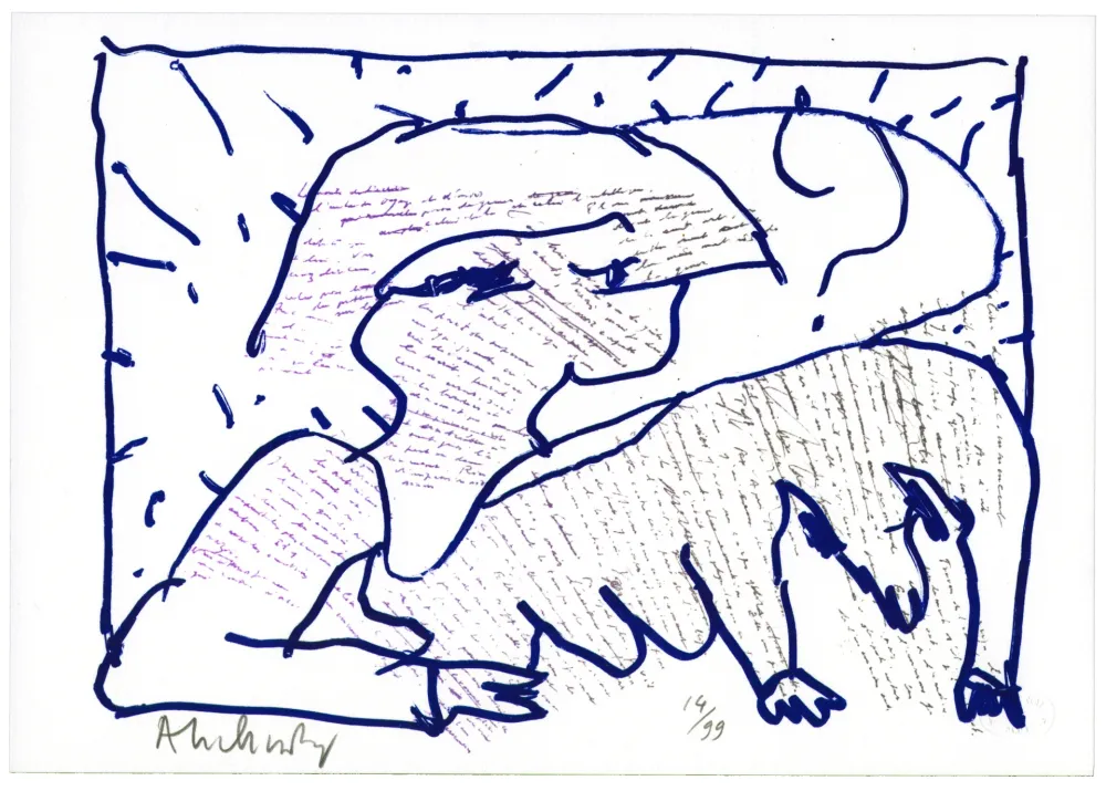 Litografía Alechinsky - Pointes et Feutres (9)