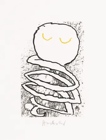 Aguafuerte Y Aguatinta Alechinsky - Pointes Planche V bis