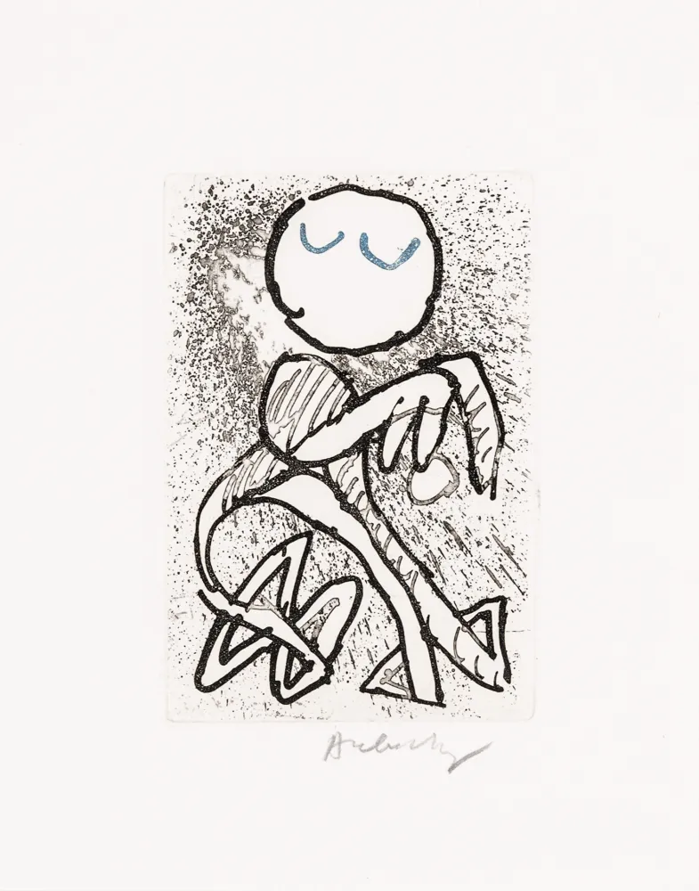 Aguafuerte Y Aguatinta Alechinsky - Pointes Planche XIV bis