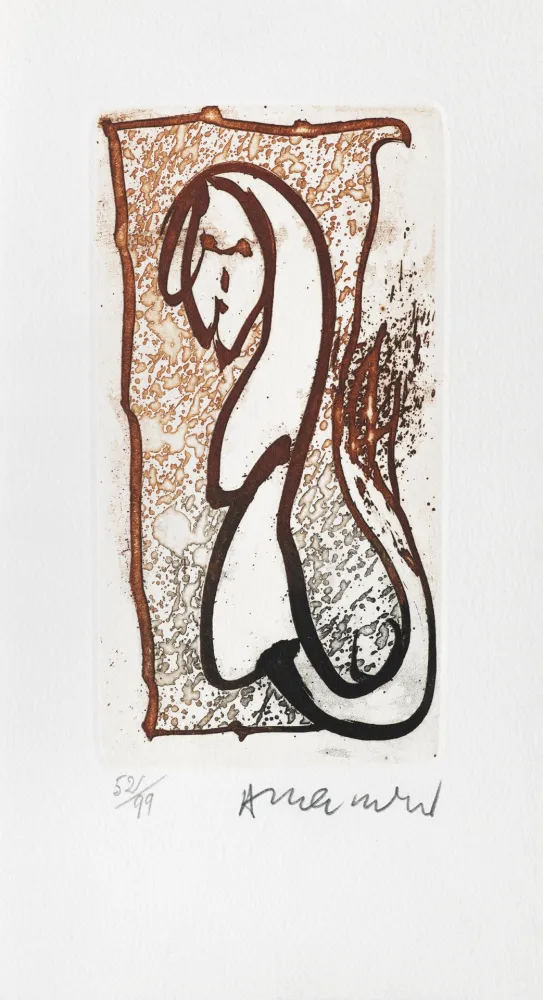 Grabado Alechinsky - Pour Joyce Mansour