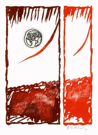 Aguafuerte Alechinsky - Pour Vacillations