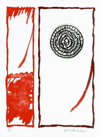 Litografía Alechinsky - Pour Vacillations