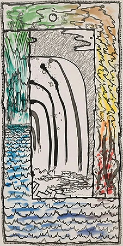 Grabado Alechinsky - Prisma