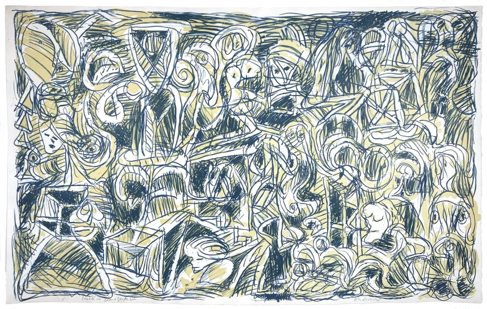 Litografía Alechinsky - Problème démographique