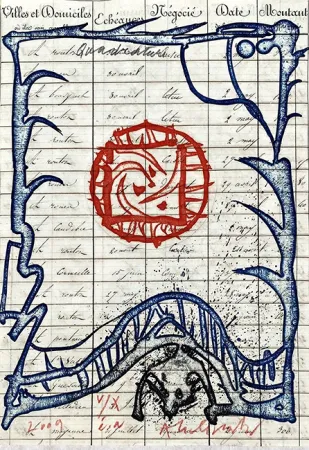 Grabado Alechinsky - Quadrature