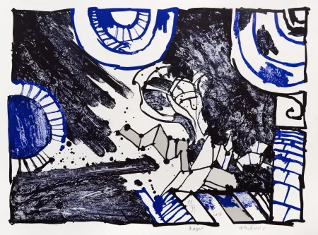 Litografía Alechinsky - Rappel