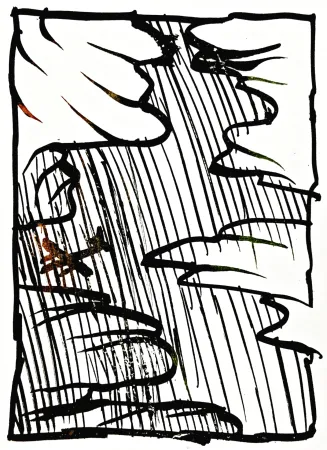 Litografía Alechinsky - Résumé