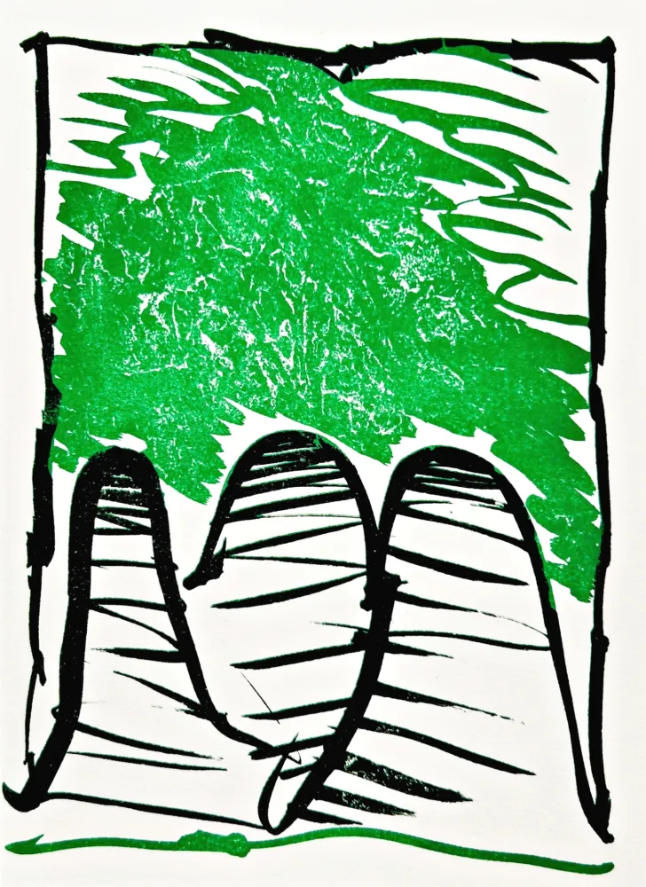 Litografía Alechinsky - Résumé