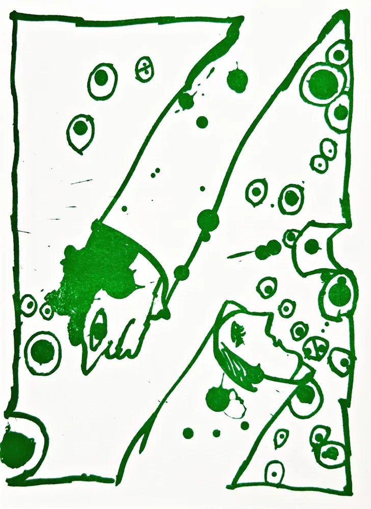 Litografía Alechinsky - Résumé