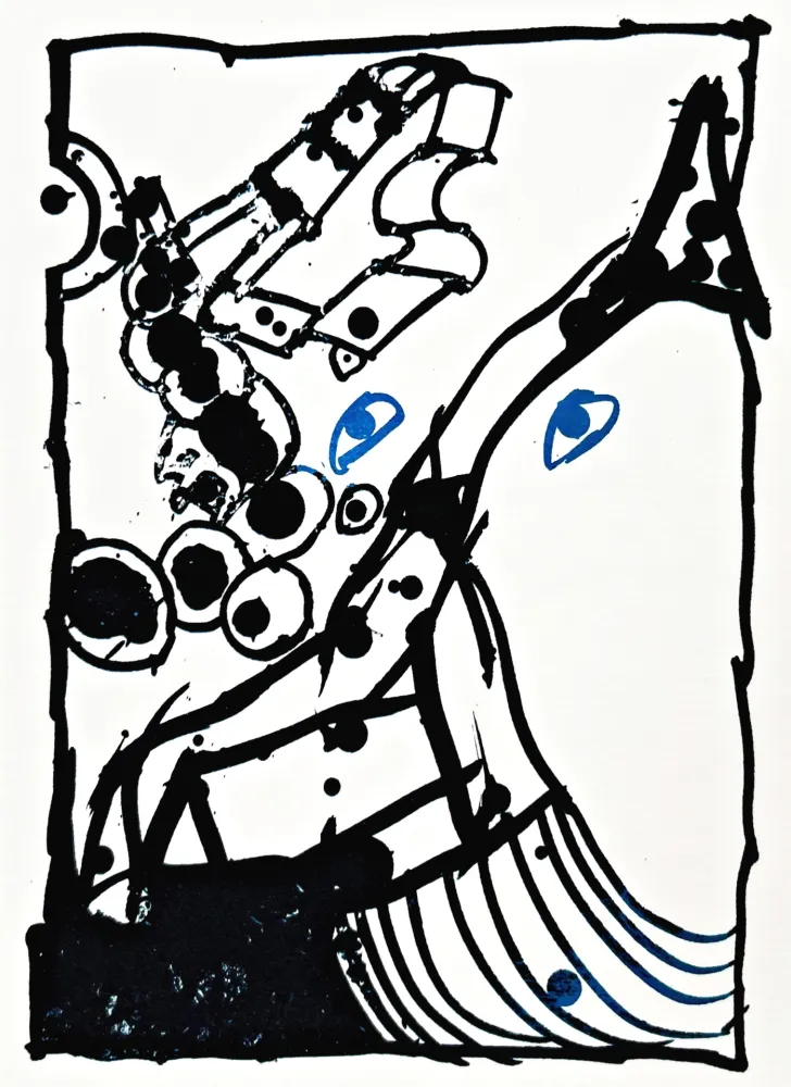 Litografía Alechinsky - Résumé