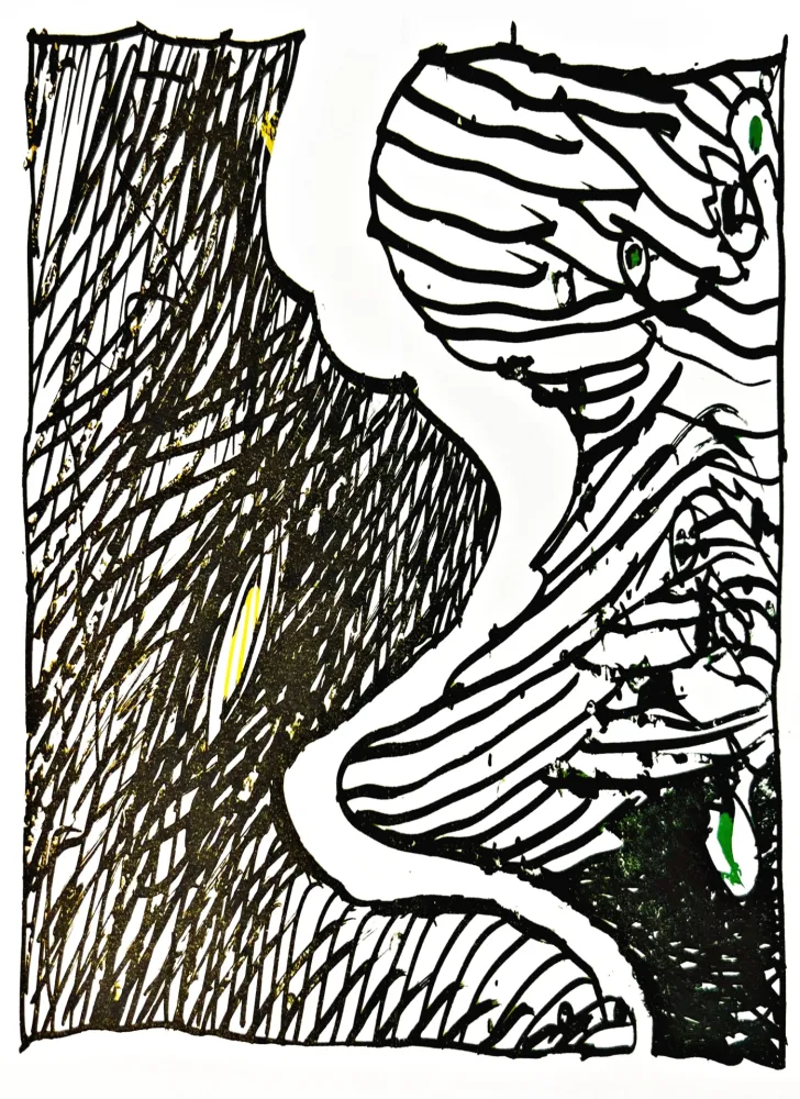 Litografía Alechinsky - Résumé