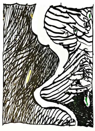 Litografía Alechinsky - Résumé