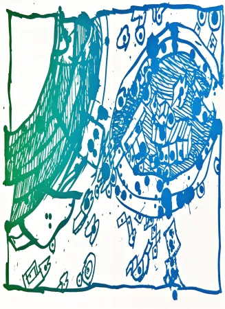 Litografía Alechinsky - Résumé