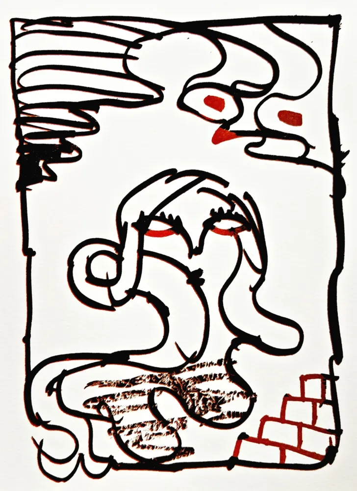 Litografía Alechinsky - Résumé