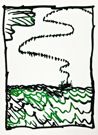 Litografía Alechinsky - Résumé