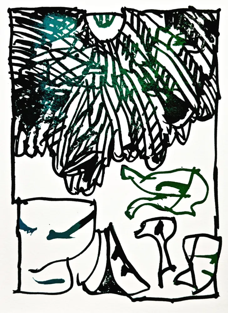 Litografía Alechinsky - Résumé