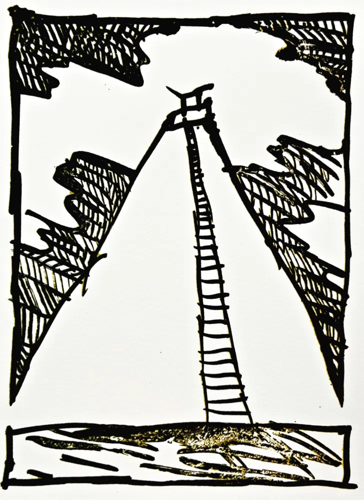 Litografía Alechinsky - Résumé