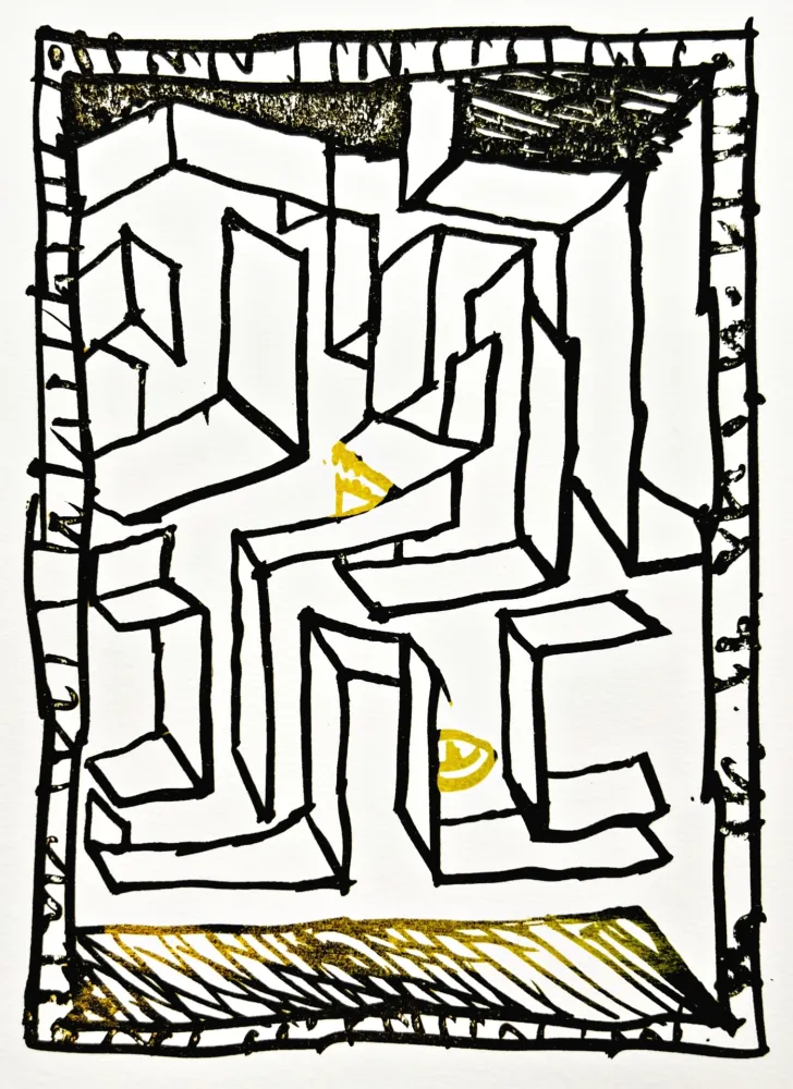 Litografía Alechinsky - Résumé