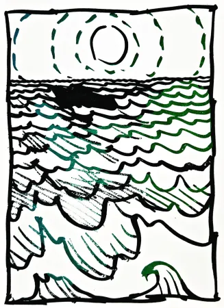 Litografía Alechinsky - Résumé