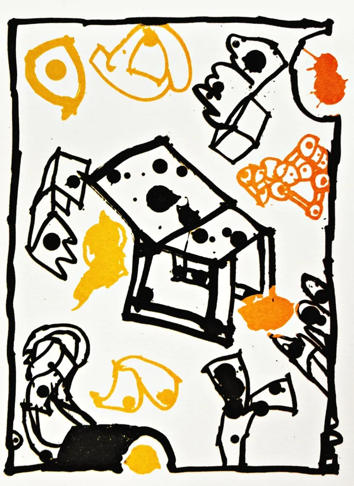 Litografía Alechinsky - Résumé