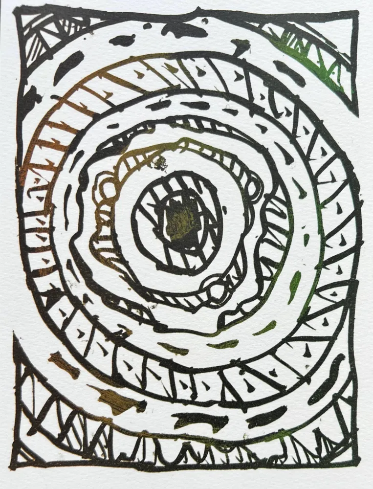 Litografía Alechinsky - Résumé