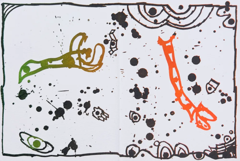 Litografía Alechinsky - Résumé